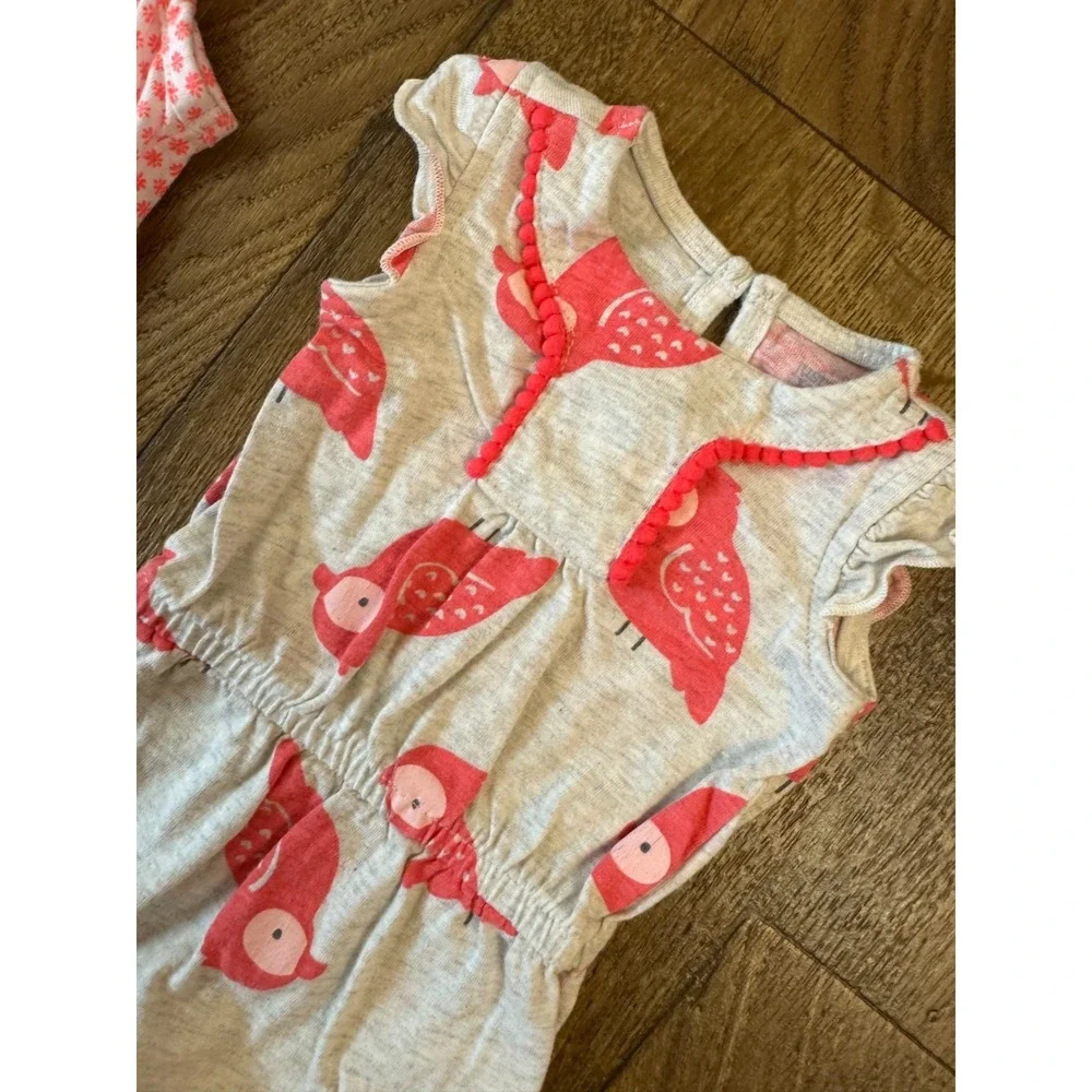 Carters Baby Clothes Girl Newborn‎ Bundle Summer Rompers One Pieces Outfits Bird